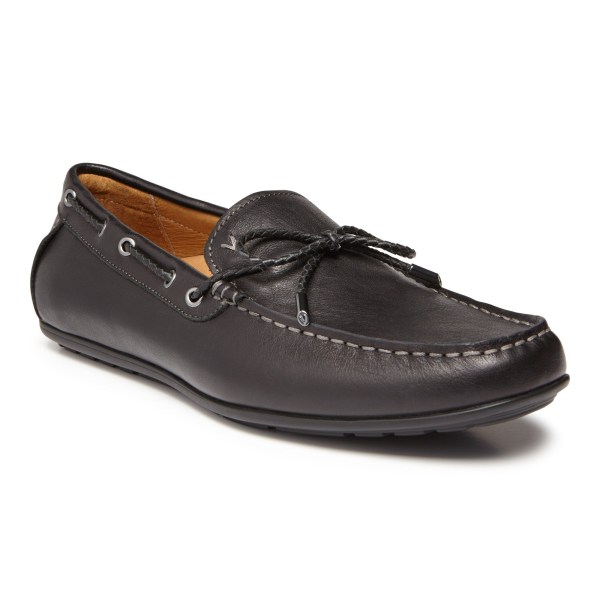 Vionic Loafers Ireland - Luca Slip on Loafer Black - Mens Shoes Clearance | TMWPL-6385